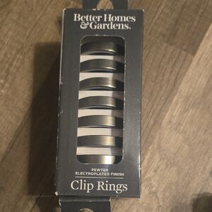 Better Homes & Gardens Pewter Clip Rings